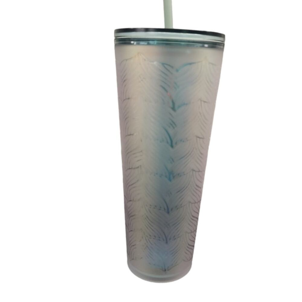 NEW Starbucks 50th Anniversary Frosted Holographic Mermaid Cold Tumbler 24oz